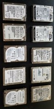 Lolt of 9 160 GB SATA and 1. 200GB 2.5 Inch 7200RMP  5400RPM Laptop Hard Drives picture