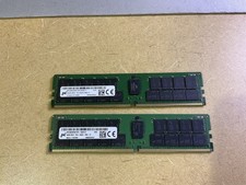 LOT OF 2 Micron 64GB MTA36ASF8G72PZ-2G9E1 DDR4  PC4-2933Y ECC RDIMM Memory picture