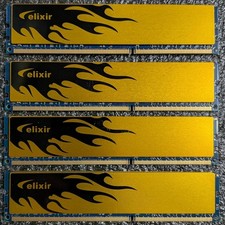 CFD Elixir DDR3 32GB (8GBx4) RAM DDR3-1600 Tested, Used picture