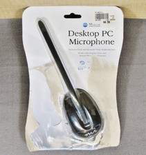 PC MIC Micro Innovations MM710M VoiceMaster Desktop Microphone Open Box picture