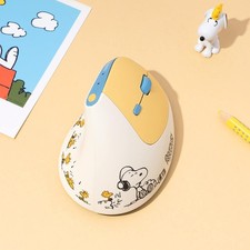PEANUTS Snoopy Genuine Bluetooth Vertical Mouse 2.4Ghz Wireless Mouse Low-noise picture