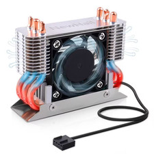 12V M.2 2280 SSD Heatsink with 40Mm PWM Cooling Fan, Copper Heat Pipes and Therm picture
