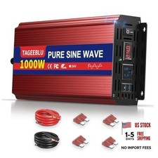 Pure Sine Wave Power Inverter - 24V DC to 110V-120V AC - 24V 1000W picture
