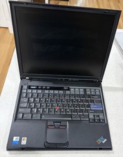 IBM ThinkPad T40  Retro Gaming Laptop 1.50GHz 2GB 40GB HDD Win XP Radion 7500 picture