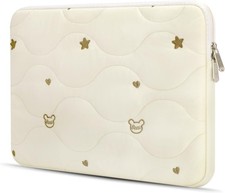 Beige Laptop Sleeve for 15/16 Inch Laptops, Protective Case for MacBook Air Pro picture