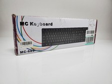 MC-689 USB Wired Arabic English Keyboard Ergonomic Full Size PC Laptop picture