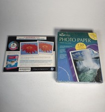 Photo Paper Lot Royal Brites High Gloss 150 Sheets + HP Multipurpose Sample Pack picture