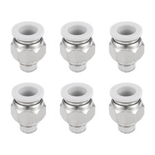 6Pcs Pneumatic Fitting,10mm Tube OD x 1/8