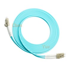 2pcs 5M 16.5ft LC/LC Optical Patch Cord OM3 10G Multimode Duplex PVC picture