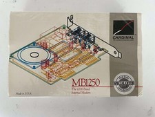 Vintage Cardinal Tech 1200 Baud Internal Modem MB1250 **New / Sealed picture