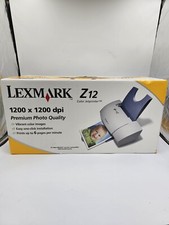 New Old Stock Lexmark Z12 Color Jet Printer 1200dpi Photo Quality 17E0285 picture