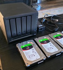 Synology DS420+ 4-Bay NAS Enclosure + 6TB Storage (3x 2TB Seagate IronWolf HDDs) picture