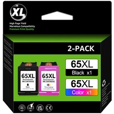 65 XL Ink Cartridge For HP 65XL ENVY 5010 5055 5058 Deskjet 2600 2652 3755 LOT picture