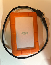 LaCie Rugged Mini 2TB Portable External HDD USB 3.0 Orange/Silver picture
