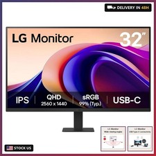 32U631A-B 32-inch QHD (2560 x 1440) IPS Computer Monitor, 100Hz, 5ms, HDR10, Rea picture