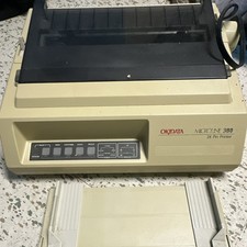OKIDATA Microline 380 24-Pin Dot Matrix Standard Printer B&W GE5255A picture