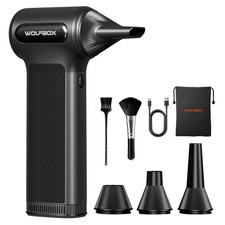 WOLFBOX DF200 Electric Compressed Air Duster with Air Blower Cleaner For PC, Car picture