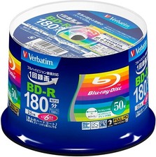 Verbatim Blu ray Blank Media 6X 25GB BD-R Blueray Printable Spindle 50-sheets picture