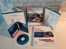 RARE Adobe InDesign 1.0 VTG Software for Mac with Serial Numbers, User Guides picture