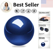 Waterproof 1.34-Inch Trackball in Glossy Blue – Perfect for Ambidextrous Use picture
