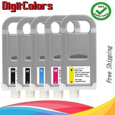 5 Pack PFI-710 Ink cartridge Tank For Canon iPF TX-2000 TX-3000 TX-3100 TX-3200 picture