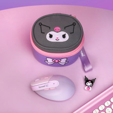 Sanrio Kuromi Rechargeable Wireless Silent Ergonomic Vertical Mouse picture