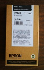 08/2021 New Genuine Epson T9138 Matte Black T913800 HDX Ink 200ml SC-P5000/5070 picture