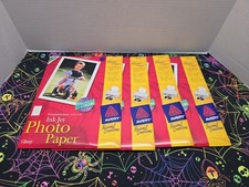 Lot of 4 AVERY 3247 Inkjet Photo Paper, 20 Sheets 8.5