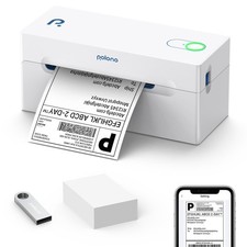 POLONO Bluetooth Thermal Shipping Label Printer, Wireless 4x6 Shipp... Fast Ship picture