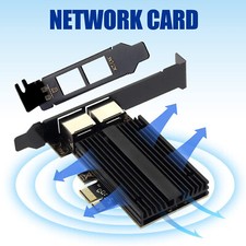Dual Port RJ45 to PCI-E Network Card 2.5Gbps with Intel I226 Chipset for Desktop picture