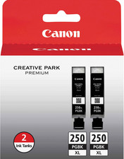 New Genuine Canon PGI-250XL Black 2PK Ink Cartridges PIXMA iP7220 picture