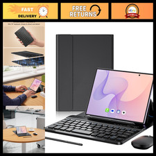 4-in-1 Mini Wireless Keyboard Case for Galaxy Z Fold 8/7/6/5 - Slim, Portable, M picture