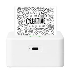 Core Innovations Thermal Notetaking Printer - Stone White - Includes 5 Rolls NWT picture