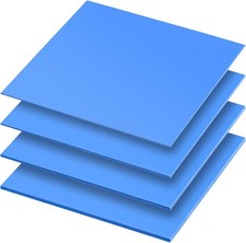 4 Pieces Silicone Thermal Pads 100 x100mm 0.5mm 1mm 1.5mm 2mm Highly Efficien... picture