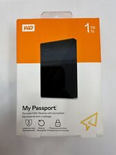 New/Sealed - WD My Passport 1TB Portable HDD Backup External Drive -  picture