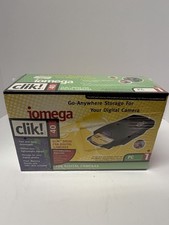 NEW Vintage Iomega Clik 40 Digital Camera Drive 40MB PC Windows 1998, SEALED picture