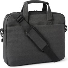 15.6-Inch Laptop Bag for Women and Men, Black Computer and Tablet Messenger Bag picture