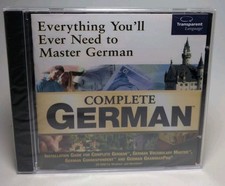 Complete German Learning CD Transparent  Langauages Windows/Mac BRAND NEW B705 picture