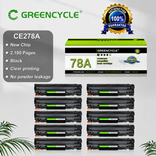 GREENCYCLE 10PK CE278A Toner Fits For HP LaserJet P1606dn M1536dnf M1536dn P1600 picture