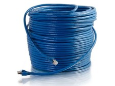 C2G 43123 Cat6 Cable - Snagless Solid Shielded Network Patch 250-Feet, Blue picture