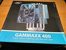 DeepCool GAMMAXX 400 CPU Cooler W/ Blue LED Fan. New Open Box picture