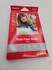 Cannon Photo Paper 4x6 Glossy Finish 50 Sheets Per Pack High Gloss- NEW  picture