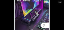 Multifunctional monitor stand, foldable design, hidden phone stand and small dra picture