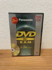 NEW Panasonic DVD RAM 2-3x Speed Video Data 120 Minute 4.7 GB (5 Pack) SEALED picture