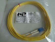 Fiber Optic Patchcord Duplex 5M LC/UPC–LC/UPC FIS 9/125 Singlemode New in Bag picture