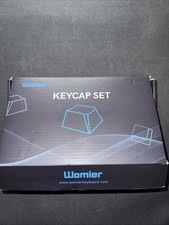 Womier Pudding Keycaps Black And White  picture