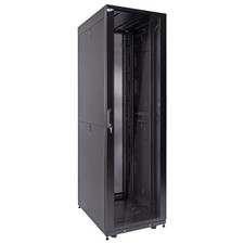 NavePoint 42U Commercial Series with Cable Management Compatible Top & Glass picture