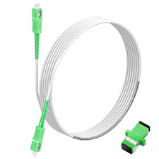 - SC/APC to SC/APC Armored Fiber Optic Internet Cable 1M/3Ft - OS2 picture