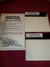 TI-99/4A TI99 EUROPEAN CREATURES by Media Ware Software for Page Pro DISKETTE picture