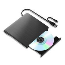 External Blueray/Dvd Drive for Pc, Portable External Blu-ray Drives Support 50G picture